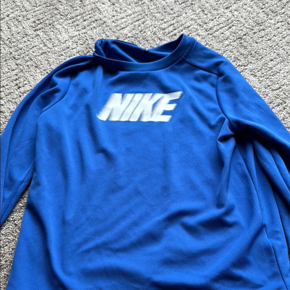 Nike Blue Long Sleeve Shirt